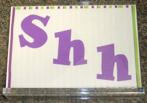 Shh Sign Shh Sign