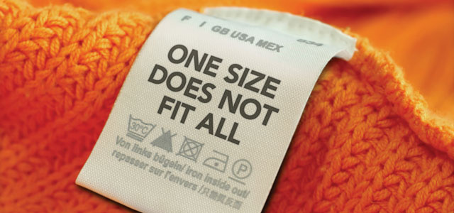 One size fits all tag